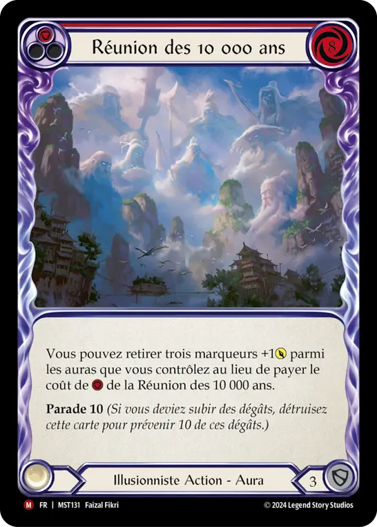 Card: 10,000 Year Reunion (red)