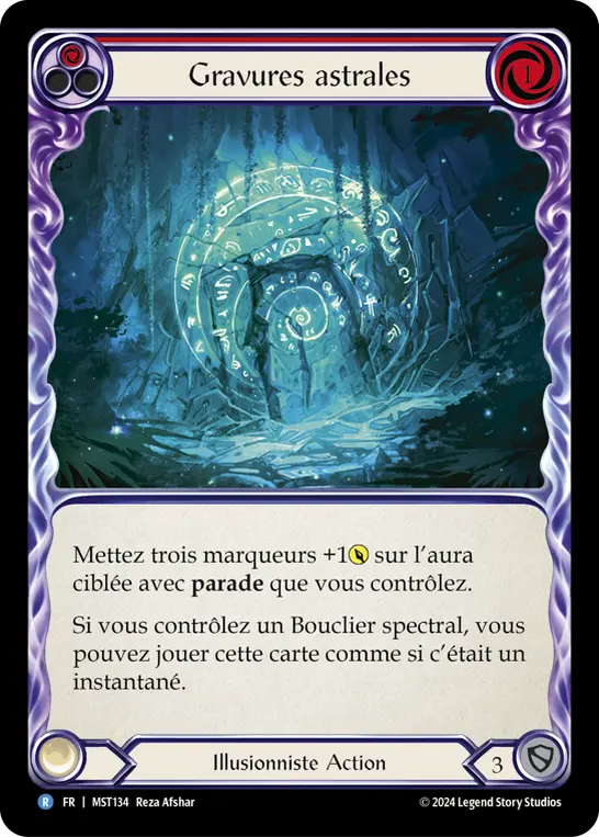 Card: Astral Etchings (red)