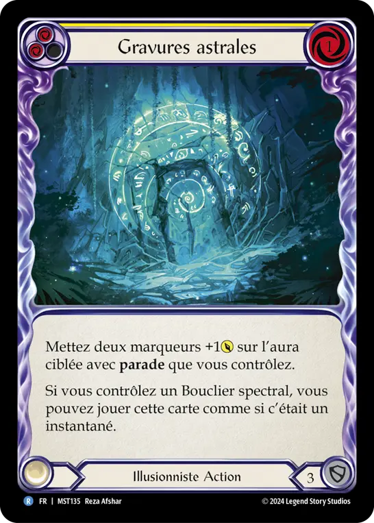 Card: Astral Etchings (yel)