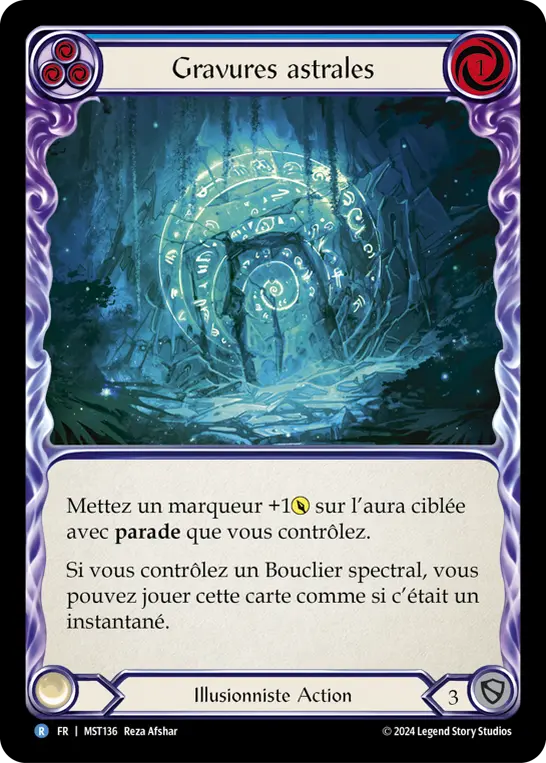 Card: Astral Etchings (blu)
