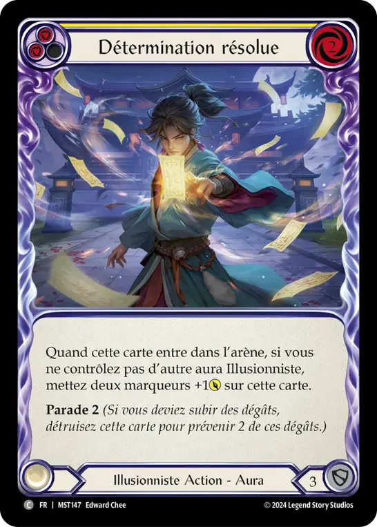 Card: Single Minded Determination (yel)
