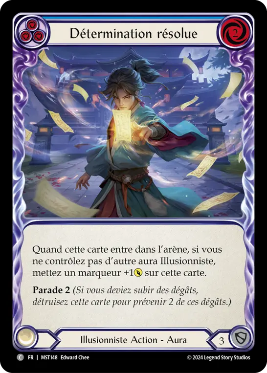 Card: Single Minded Determination (blu)
