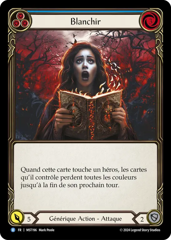 Card: Blanch (blu)