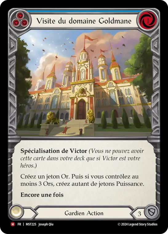 Card: Visit Goldmane Estate (blu)