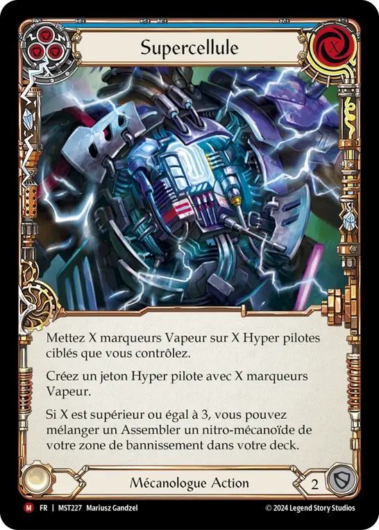 Card: Supercell (blu)