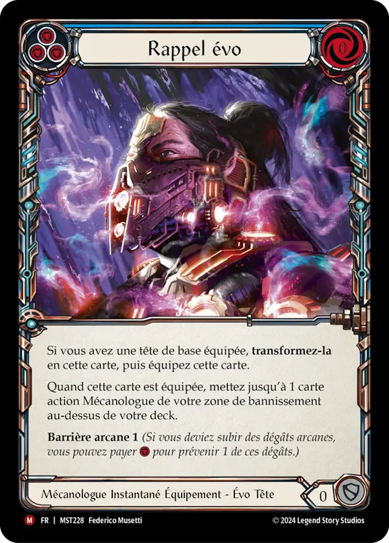 Card: Evo Recall (blu)