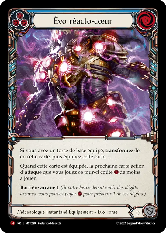 Card: Evo Heartdrive (blu)