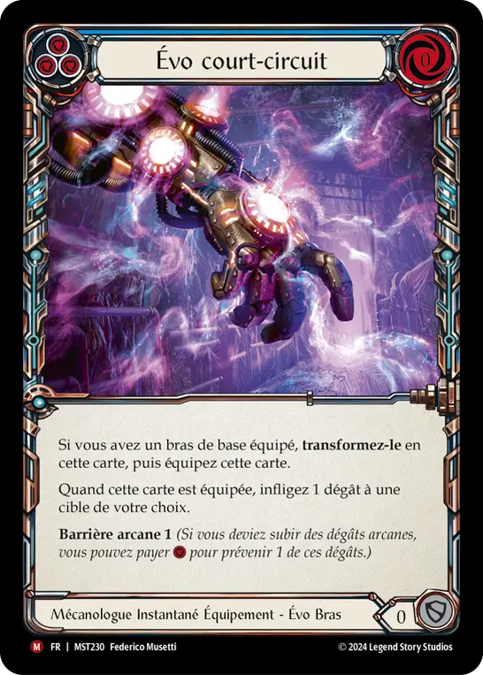 Card: Evo Shortcircuit (blu)