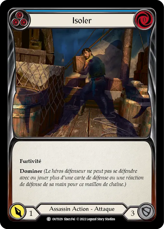 Card: Isolate (blu)