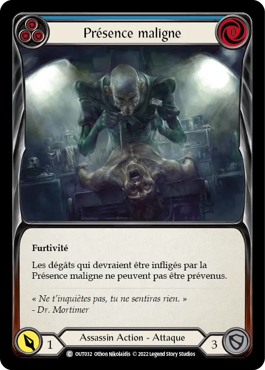 Card: Malign (blu)