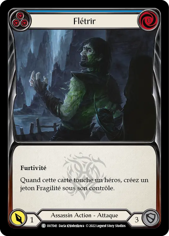 Card: Wither (blu)