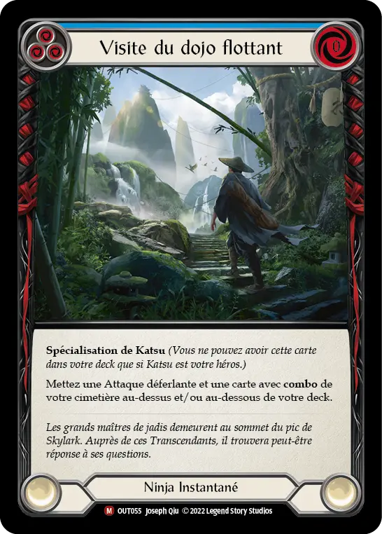 Card: Visit the Floating Dojo (blu)