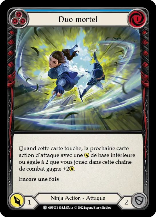 Card: Deadly Duo (blu)