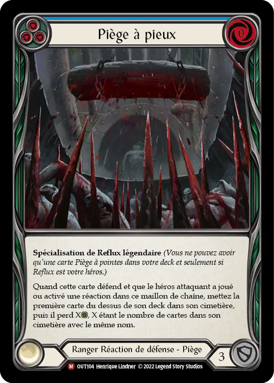 Card: Spike Pit Trap (blu)