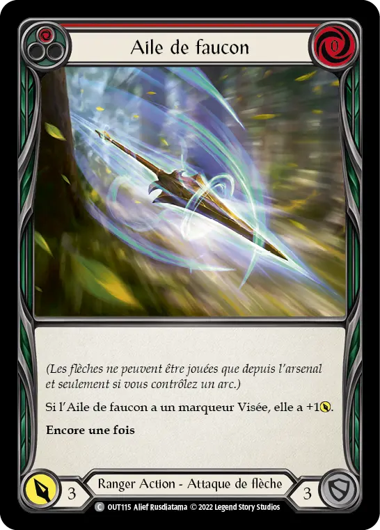 Card: Falcon Wing (red)