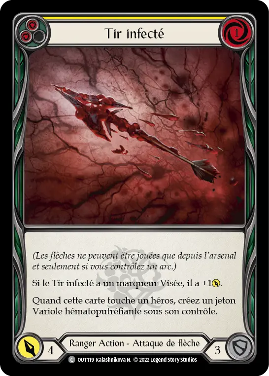 Card: Infecting Shot (yel)