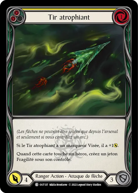 Card: Withering Shot (yel)