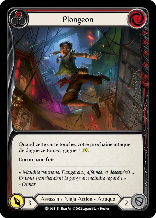 Card: Plunge (red)