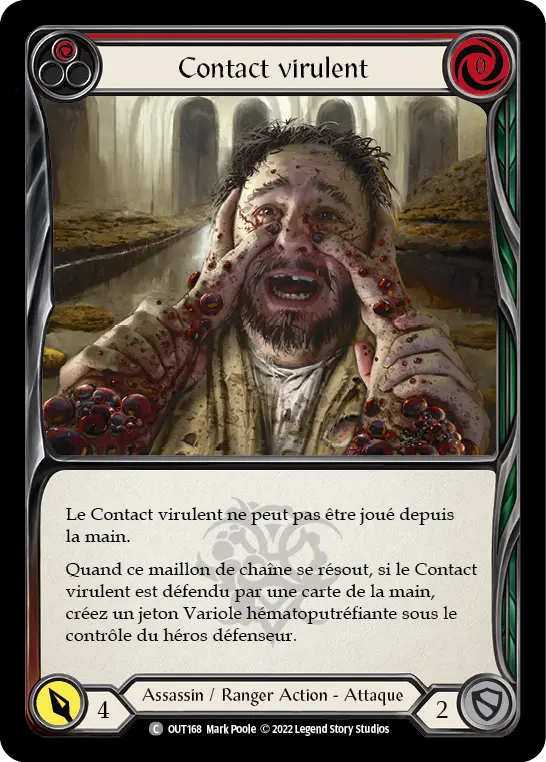 Card: Virulent Touch (red)