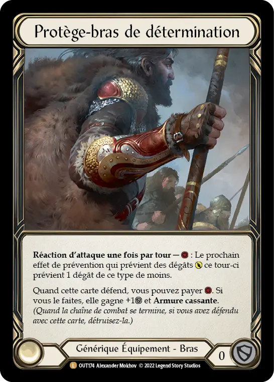 Card: Vambrace of Determination