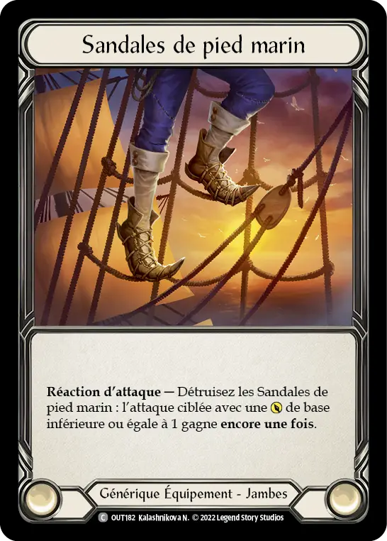 Card: Fleet Foot Sandals
