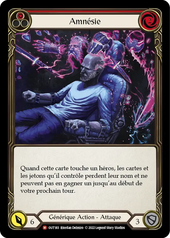 Card: Amnesia (red)