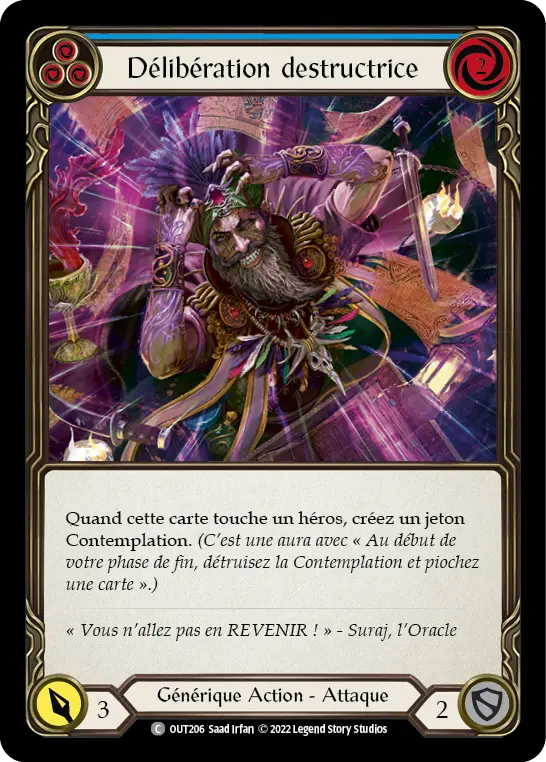 Card: Destructive Deliberation (blu)