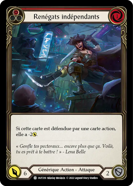 Card: Freewheeling Renegades (red)