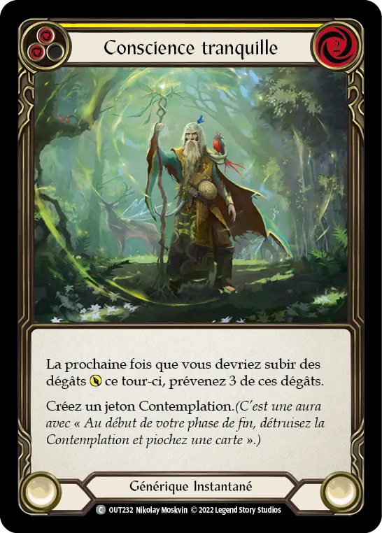 Card: Peace of Mind (yel)