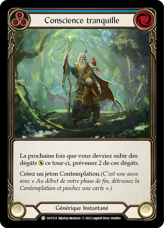 Card: Peace of Mind (blu)