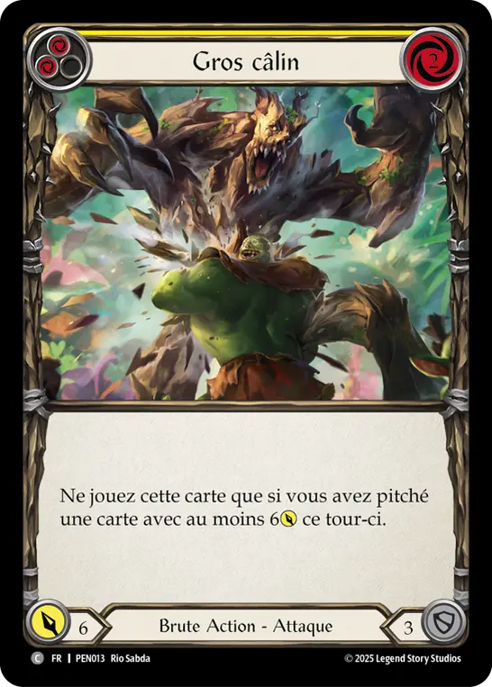 Card: Bear Hug (yel)