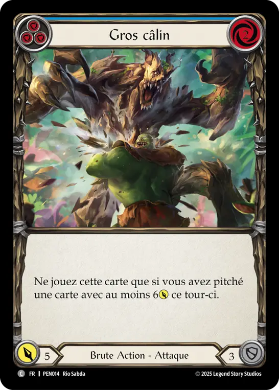 Card: Bear Hug (blu)