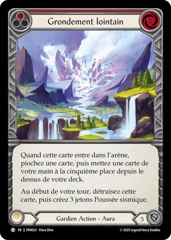 Card: Distant Rumbling (red)