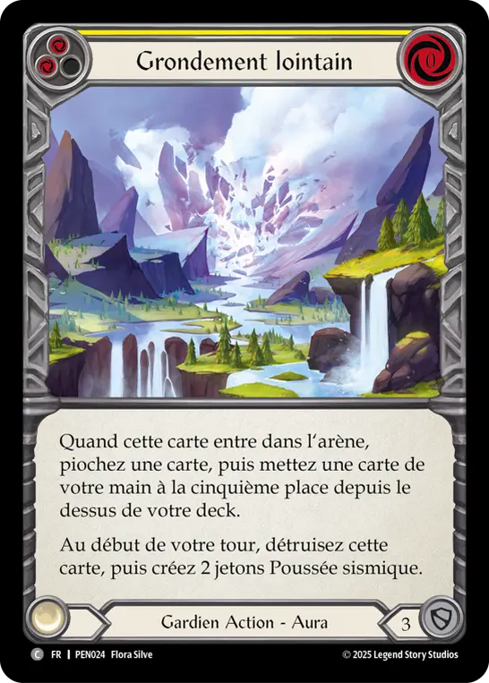 Card: Distant Rumbling (yel)