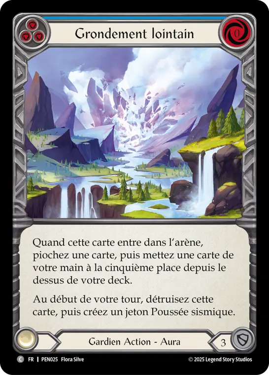 Card: Distant Rumbling (blu)