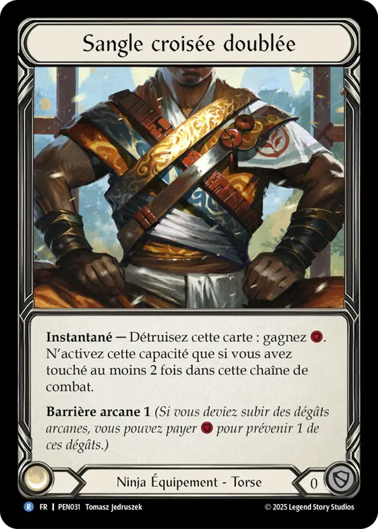 Card: Double Cross Strap