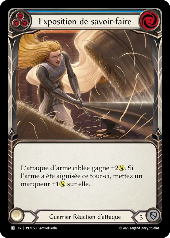 Card: Display of Craftsmanship (blu)