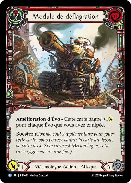 Card: Blast Rig (red)