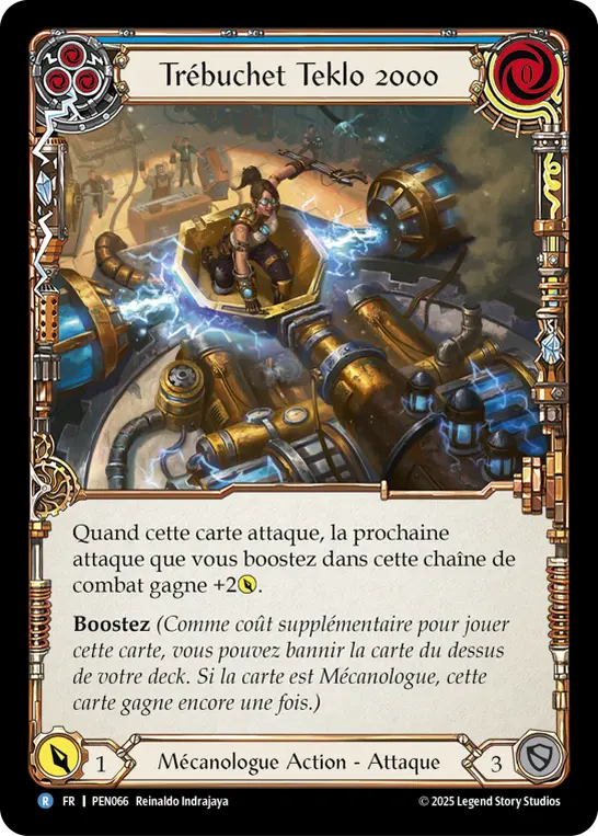 Card: Teklo Trebuchet 2000 (blu)