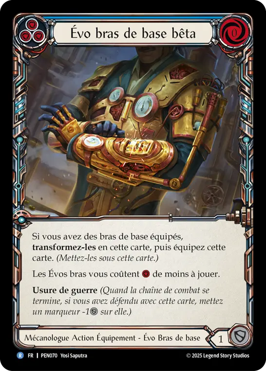 Card: Evo Beta Base Arms (blu)