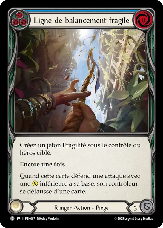 Card: Frail Swingline (blu)