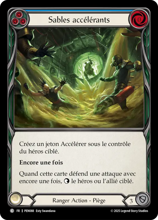 Card: Quickening Sand (blu)