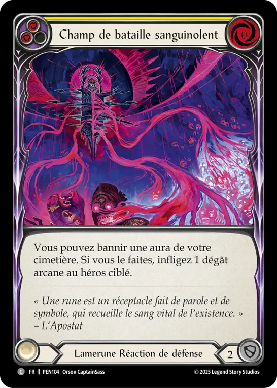 Card: Weeping Battleground (yel)