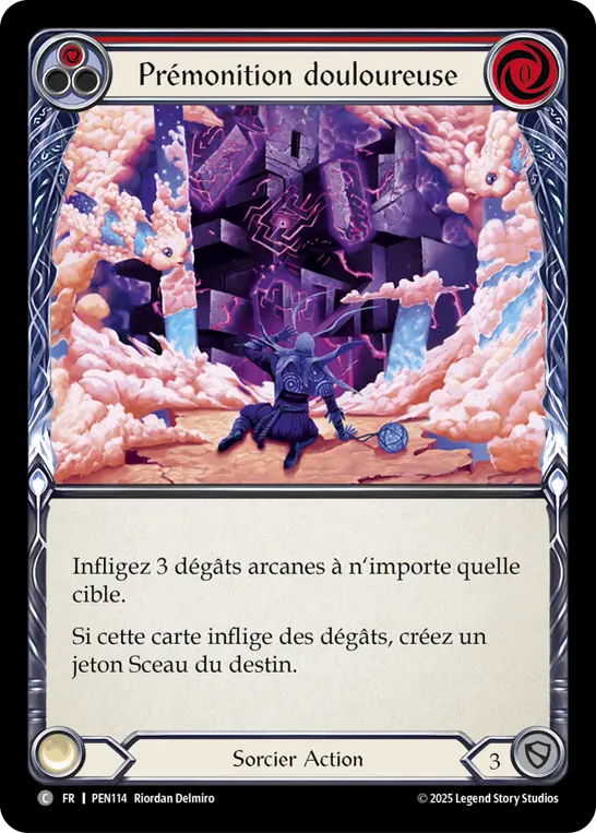 Card: Painful Premonition (red)