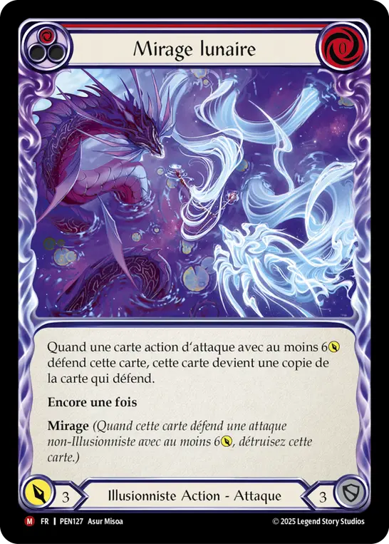 Card: Lunar Mirage (red)