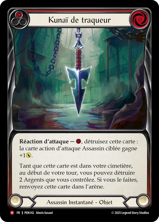 Card: Seeker Kunai (red)