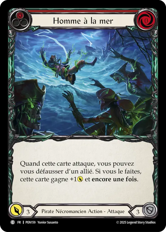 Card: Man Overboard (red)