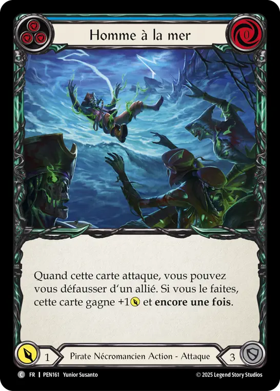 Card: Man Overboard (blu)