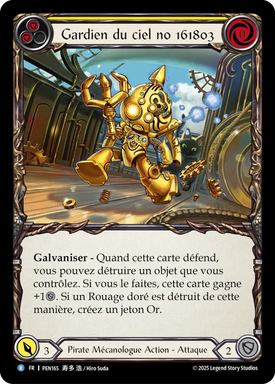 Card: Skywarden no.161803 (yel)