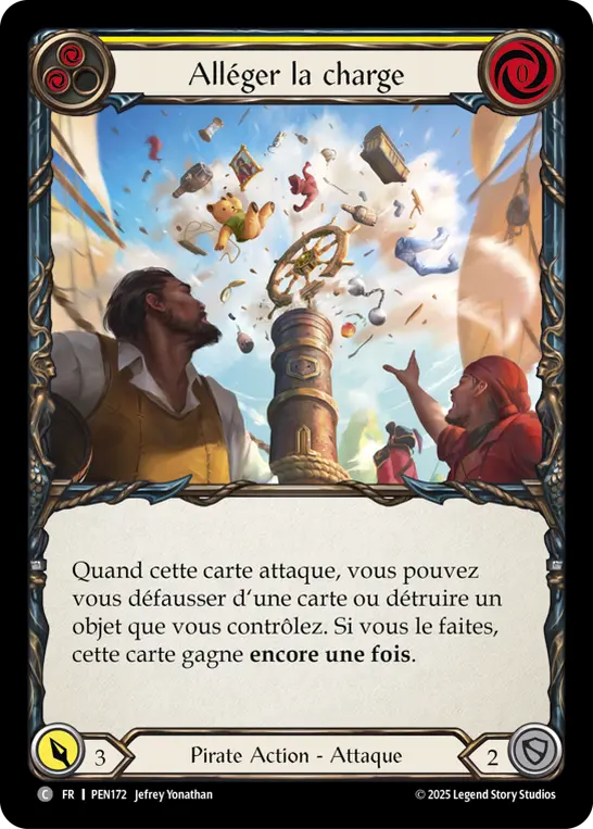 Card: Lighten the Load (yel)